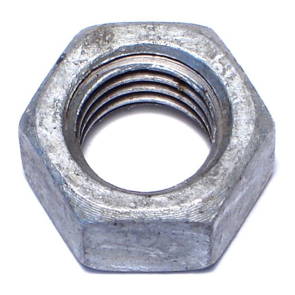 Midwest Fastener Hex Nut, 1/2"-13, Steel, Hot Dipped Galvanized, 50 PK 05618